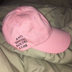 Anti Social Social Club Pink Weird Cap